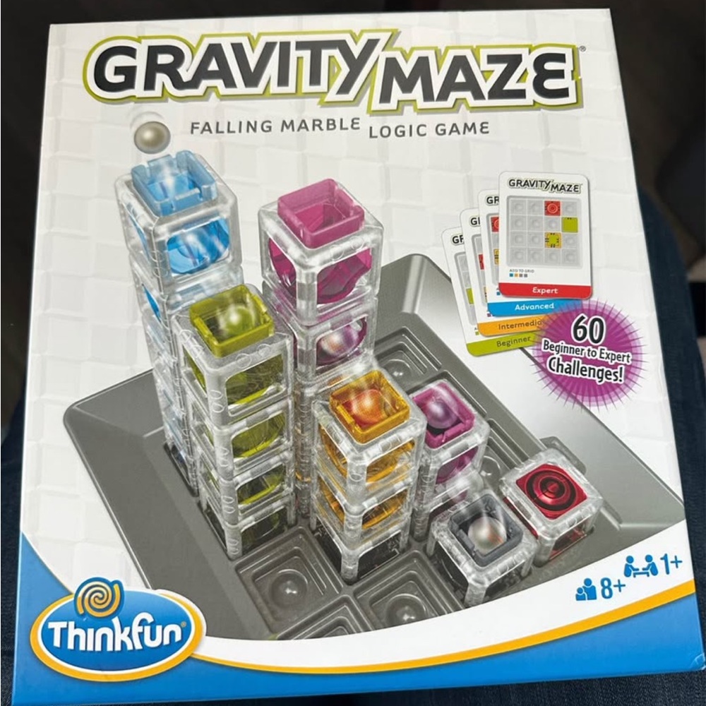 EUC like new Gravity Maze Falling Marble Logic Game. Has all pieces.